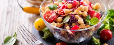 tigela com uma salada