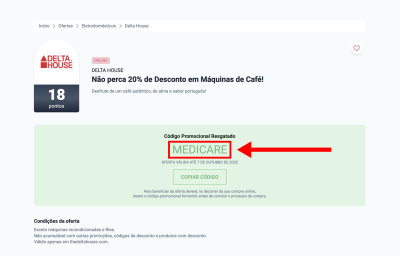 Delta House, passo 2: Copiar código