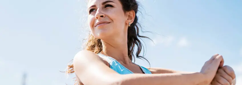 mulher a fazer exercício físico