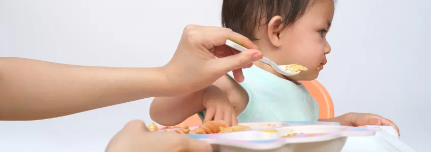 criança não quer comer