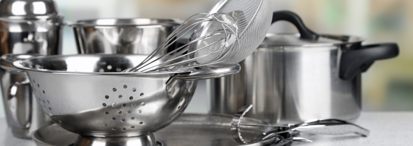 Utensílios de Cozinha de Aço Inoxidável