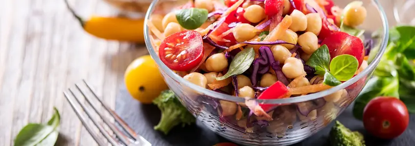 tigela com uma salada